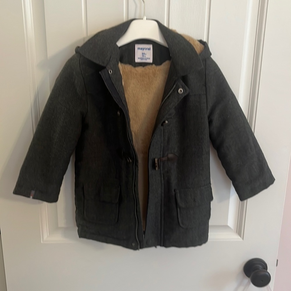 Boy peacoat . European size 36m.